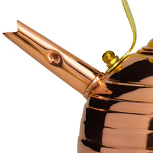 Load image into Gallery viewer, Richmond Beehive Copper Whistling Tea Kettle for Gas Stovetops - No. 10